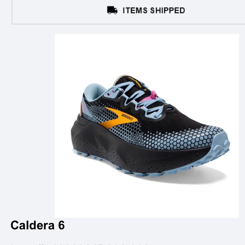 Brooks Caldera 6 size 8.0 women's